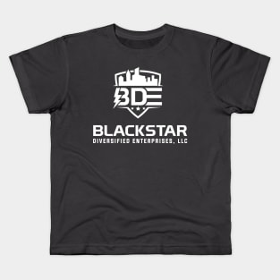 Blackstar Web Logo White Kids T-Shirt